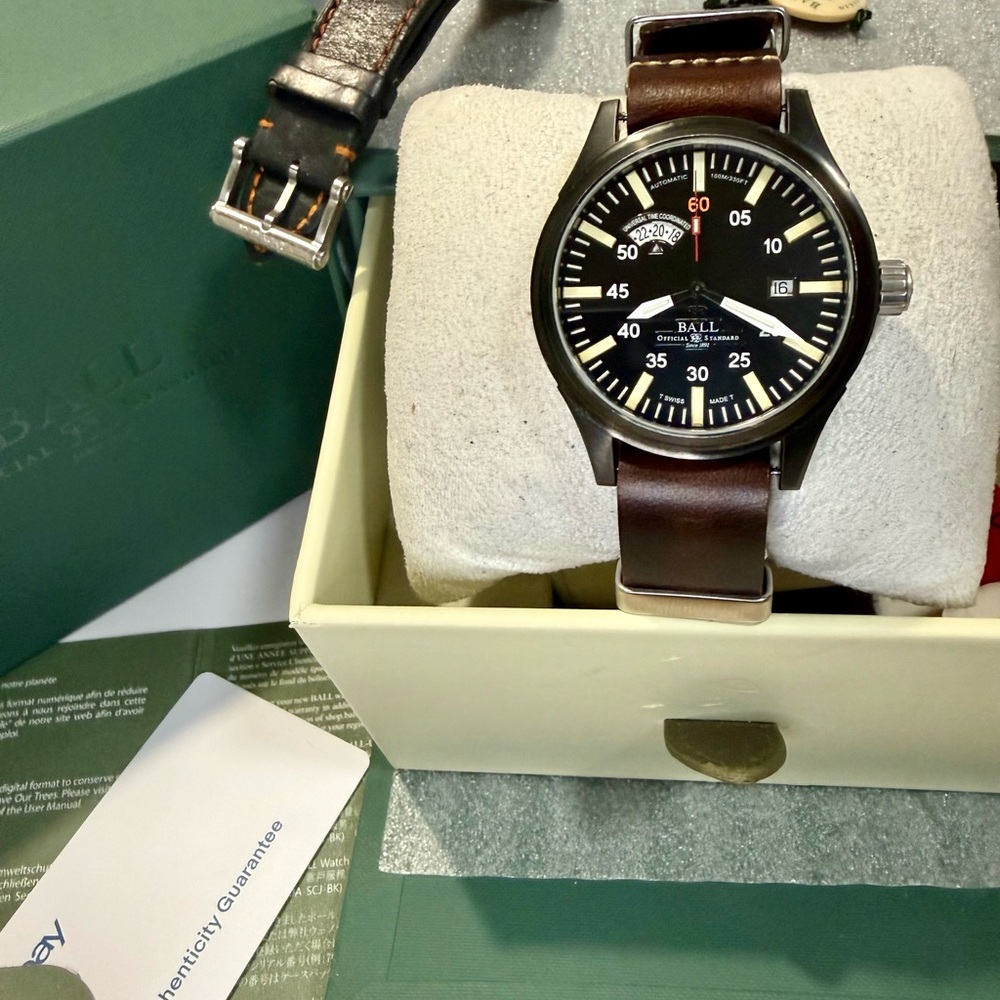Ball Fireman Night Train Hr/Date Automatic Classic Sport Mens Watch - Picture 7 of 7